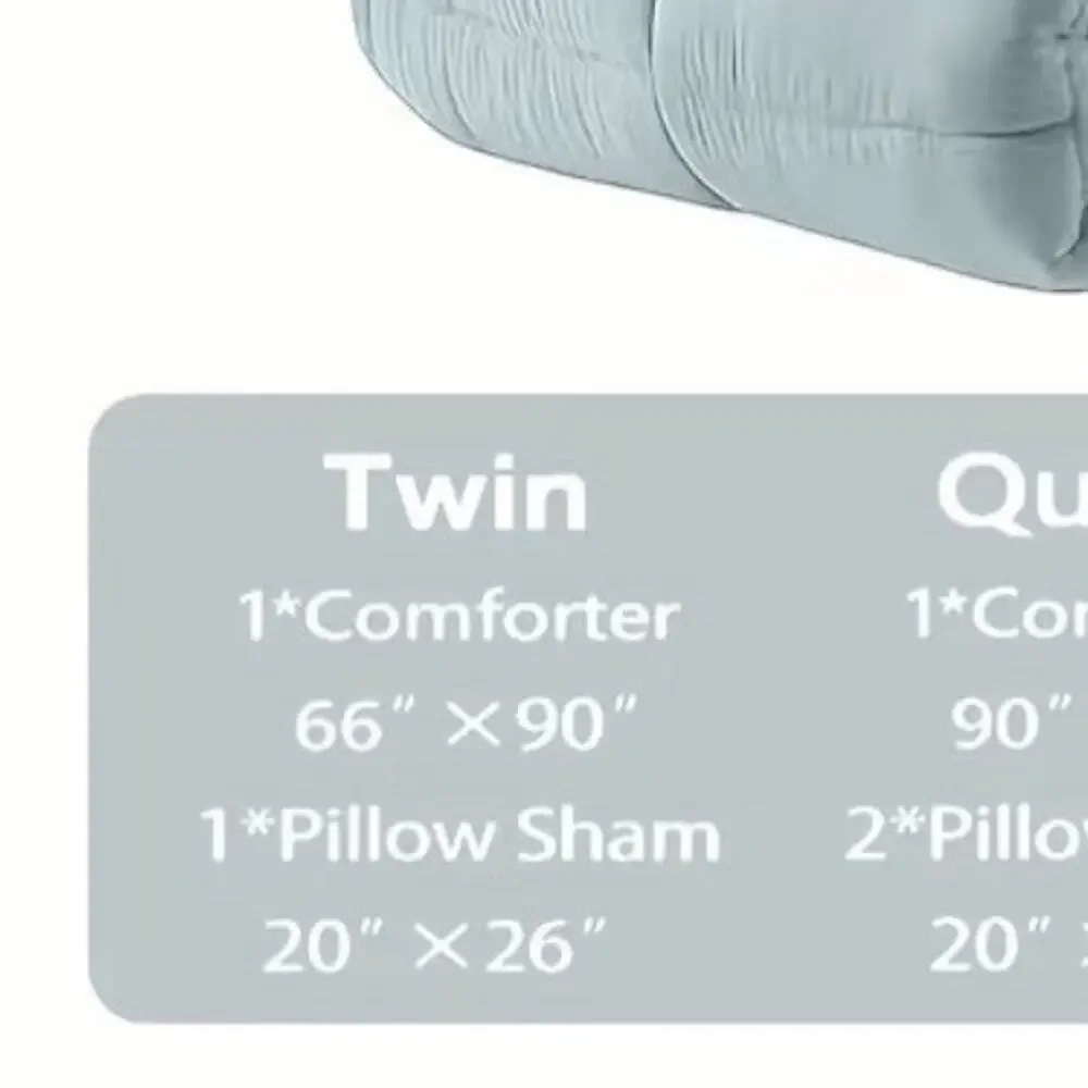 Comforter, Twin Size Blue/Navy Blue 100% Polyester Great For College Brand New